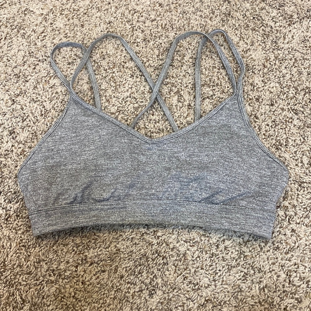 Striped Sports Bra